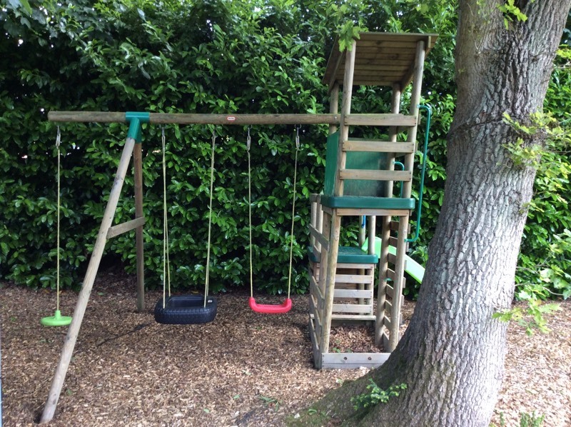 little tikes wooden climbing frame